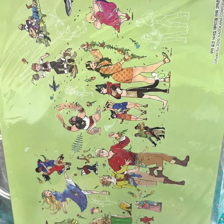 [BUNJANG] Dungeon Meshi Complete Set A3 Poster + Daydream Hour Artbook First Edition Bonus / [던전밥] 일괄O A3 포스터 + 데이드림 아워 책 일러집 초판 특전