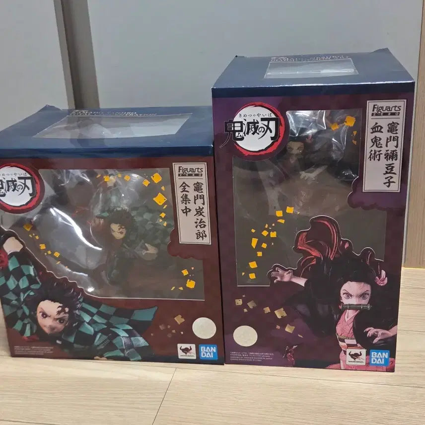 [BUNJANG] Aniplex + Kimetsu no Yaiba FiguartsZERO Tanjiro Nezuko Blood Demon Art Set / 귀멸의 칼날 피규어 아츠제로 탄지로 네즈코 혈귀술
