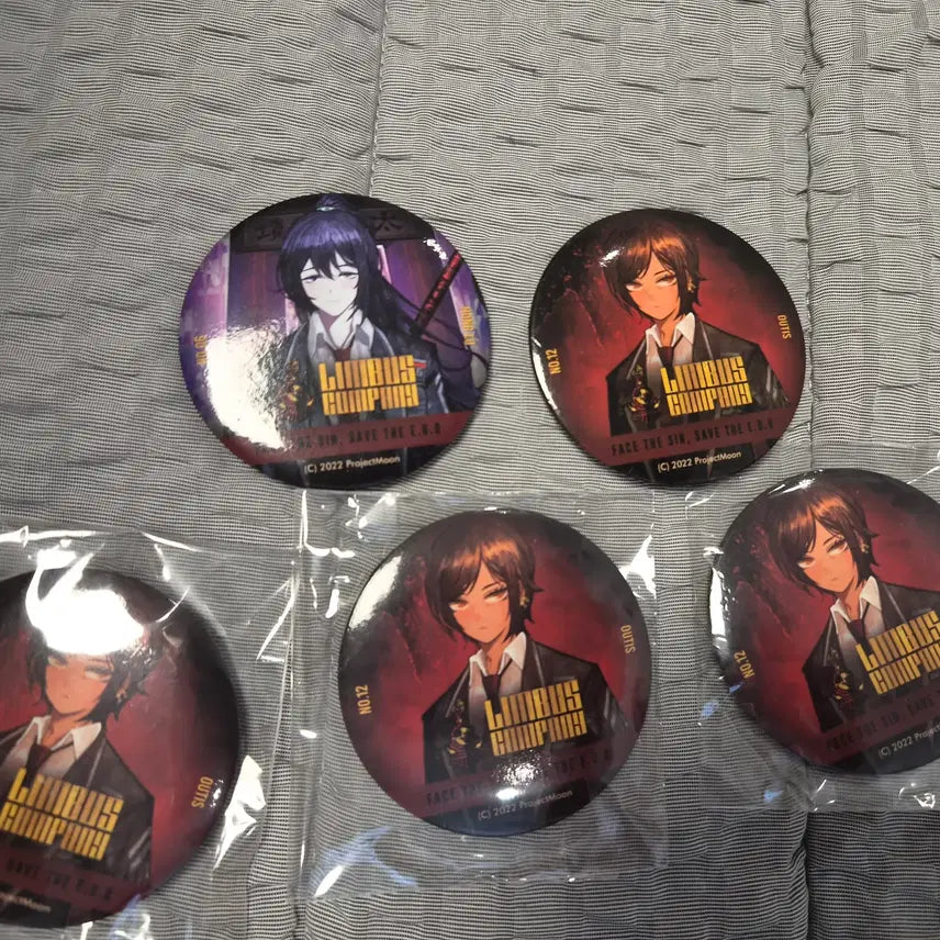 [BUNJANG] Limbus Company HamHamPangPang Can Badge / 림버스컴퍼니 햄햄팡팡 캔뱃지 판매