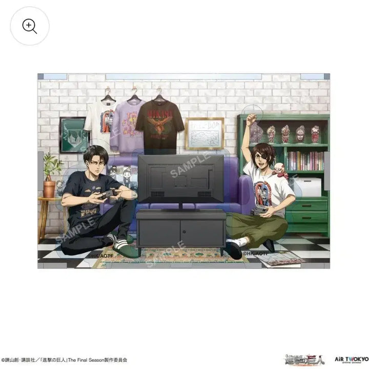 [BUNJANG] Attack on Titan Levi Hanji Diorama Air Twokyo Game Center / 공구양도) 리바이 한지 디오라마 air twokyo 게임센터 진격의거인