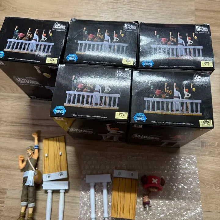 [BUNJANG] One Piece Dramatic Showcase "Mark of the Fellow" Set of 6 Authentic Figures / 원피스 드라마틱 쇼케이스 동료의 증표 6종 금고양이 정품