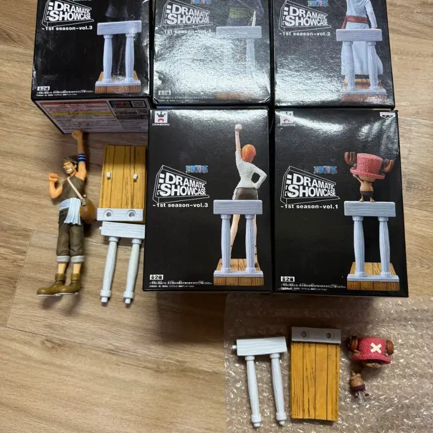 [BUNJANG] One Piece Dramatic Showcase "Mark of the Fellow" Set of 6 Authentic Figures / 원피스 드라마틱 쇼케이스 동료의 증표 6종 금고양이 정품