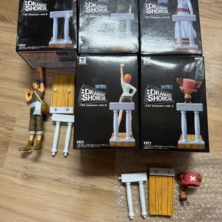 [BUNJANG] One Piece Dramatic Showcase "Mark of the Fellow" Set of 6 Authentic Figures / 원피스 드라마틱 쇼케이스 동료의 증표 6종 금고양이 정품