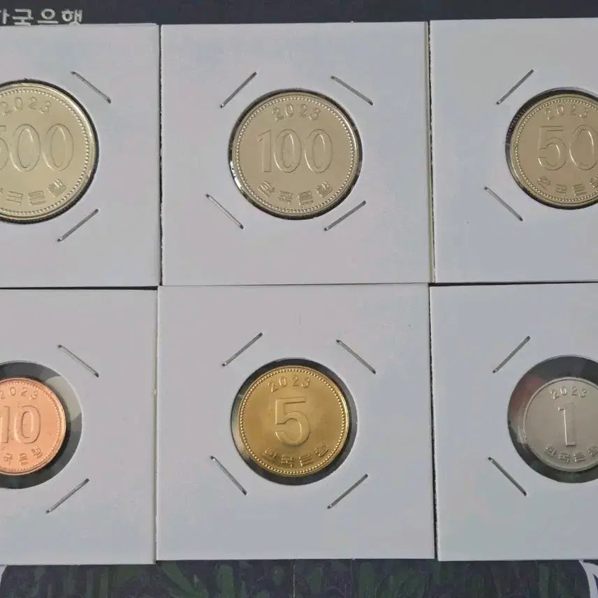 [BUNJANG] 2023 South Korean Unused Coin Set (10, 50, 100, 500 Won) / 23년 한국의 주화 미사용(10원, 50원, 100원, 500원)