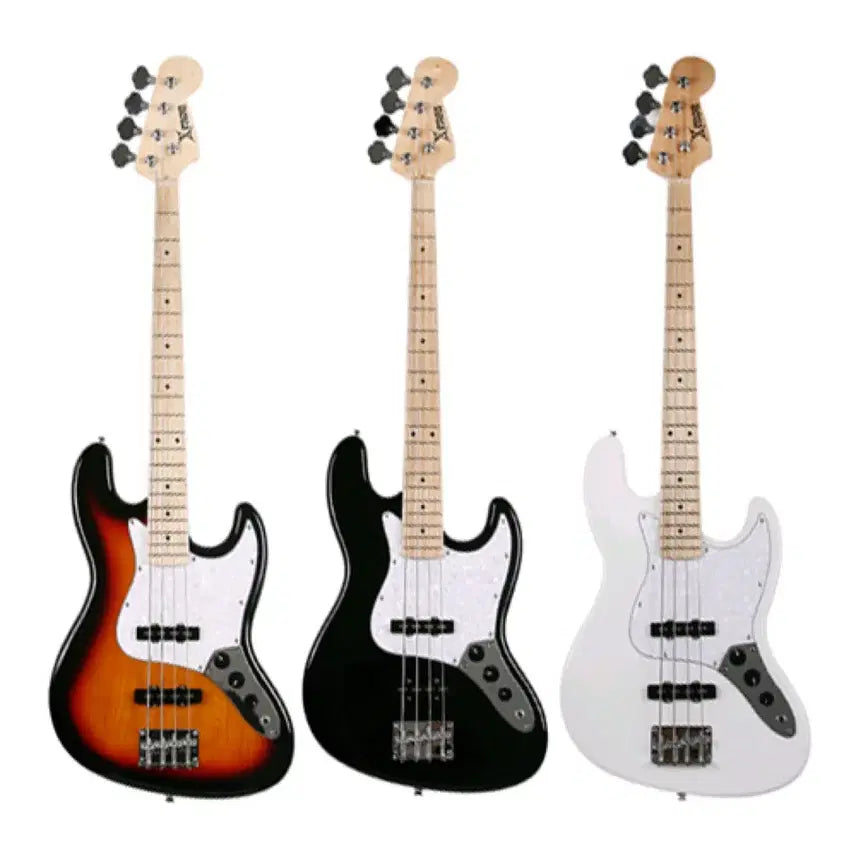 [BUNJANG] Zenon JB420 Beginner Electric Bass Guitar White / 제논 입문용 베이스 기타 JB420 흰색
