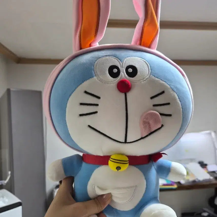 [BUNJANG] Doraemon Rabbit Plush Doll / 도라에몽 토끼 인형