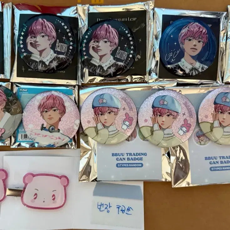 [SOLD OUT] 플레이브 캔 뱃지(카쿠렌보, BBUU)+일본 MMMM 헤어핀