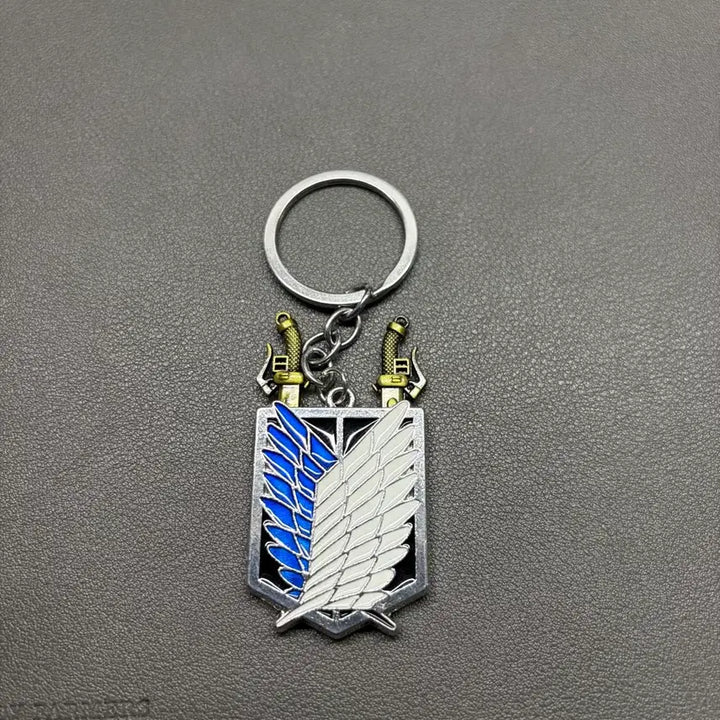 [BUNJANG] Attack on Titan Wings of Freedom Keychain (Detachable Blade) / 진격의거인 자유의날개 키링 빈티지(칼 분리)
