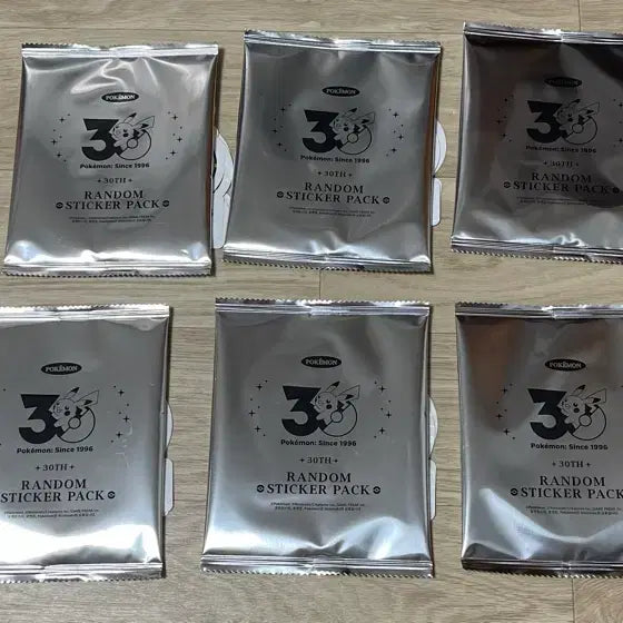 [SOLD OUT] 포켓몬 30주년 스티커 미개봉