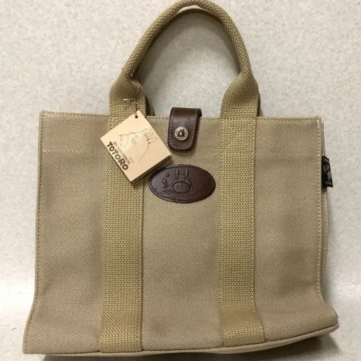 [BUNJANG] Ghibli Totoro Cotton Heavy Twill Tote Bag / (초레어)지브리 토토로 코튼 헤비 트윌 토트백