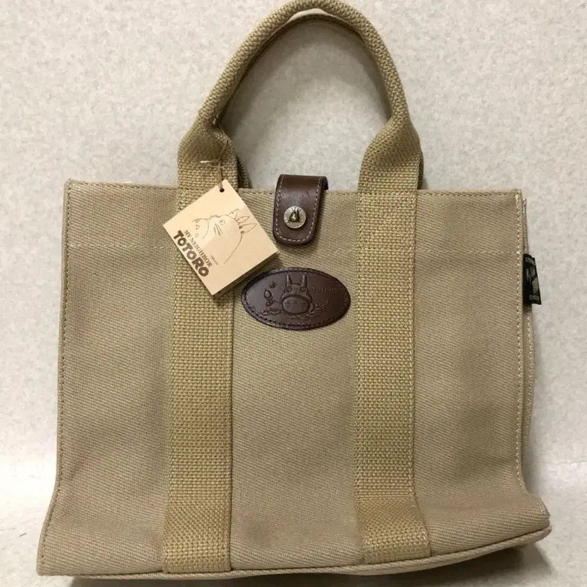 [BUNJANG] Ghibli Totoro Cotton Heavy Twill Tote Bag / (초레어)지브리 토토로 코튼 헤비 트윌 토트백