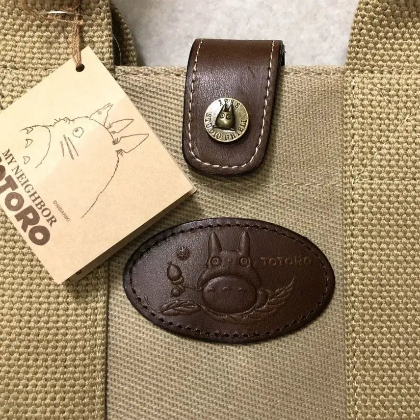 [BUNJANG] Ghibli Totoro Cotton Heavy Twill Tote Bag / (초레어)지브리 토토로 코튼 헤비 트윌 토트백