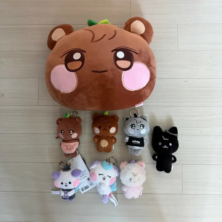 [BUNJANG] ATEEZ Aniteez Jongho Bear + Wooyoung Cat Bundle Set / 에이티즈 애니티즈 쫑베어+우요냥 일괄양도