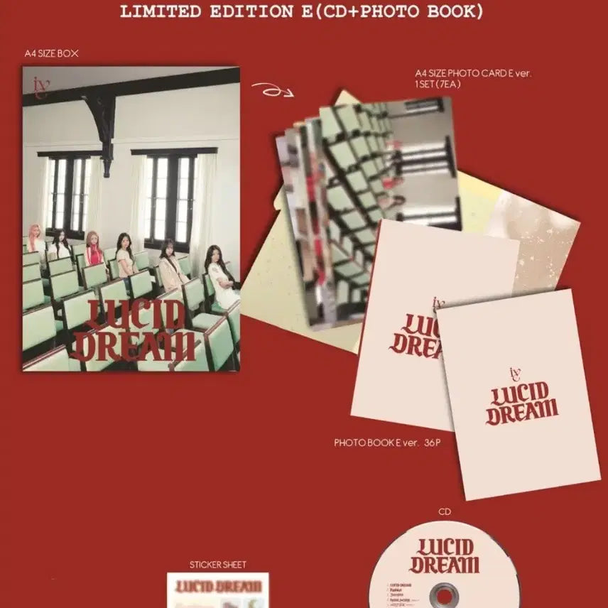 [BUNJANG] IVE Lucid Dream Limited Edition Type E (Photobook Ver.) Album / 아이브 Lucid Dream 초회생산한정반 E반 개봉앨범 루시드 드림