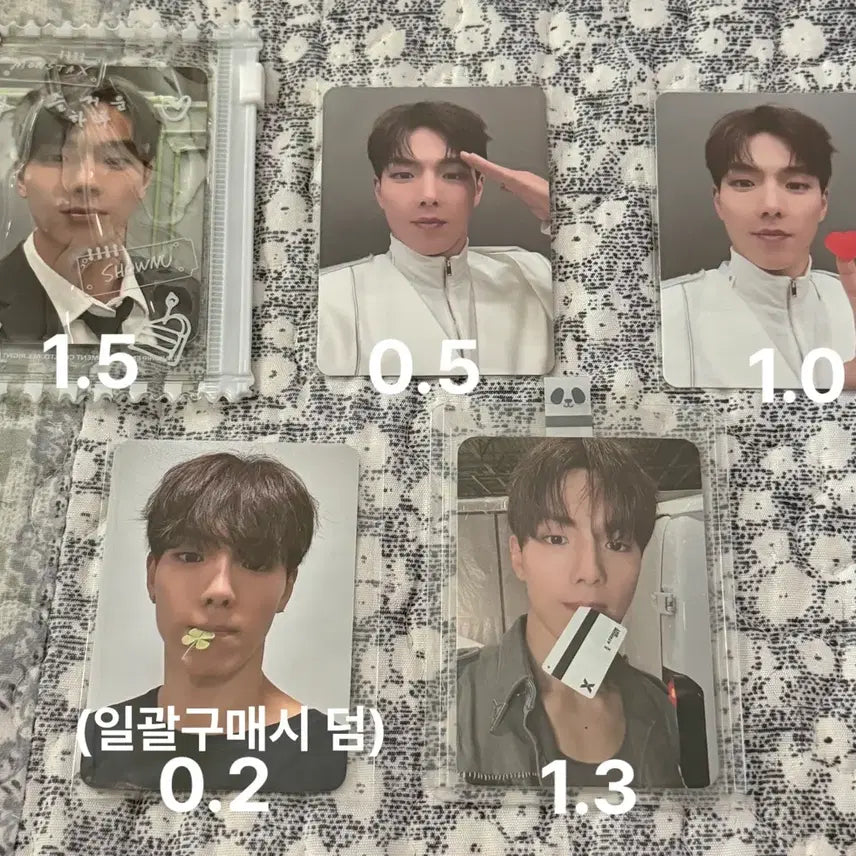 [BUNJANG] MONSTA X Shownu Signed Photocard Set / 몬스타엑스 셔누 싸인 포카 판매
