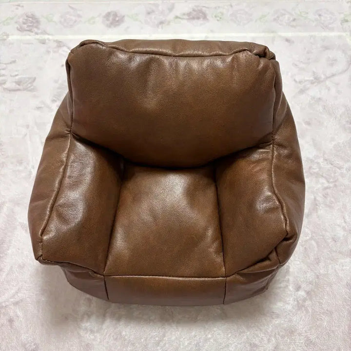 [BUNJANG] Miniature Leather Beanbag Sofa / 미니어쳐 가죽 빈백 쇼파
