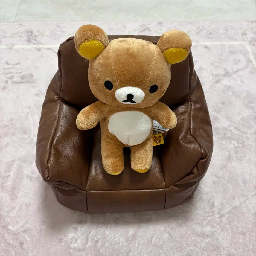 [BUNJANG] Miniature Leather Beanbag Sofa / 미니어쳐 가죽 빈백 쇼파