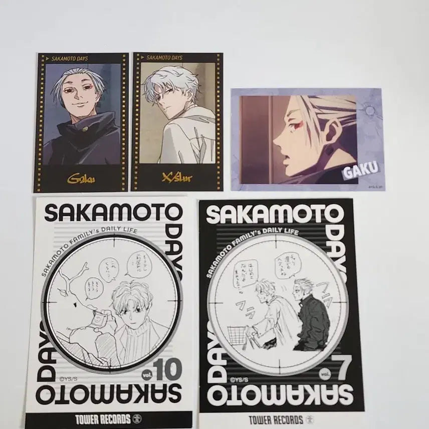 [BUNJANG] Sakamoto Days Original Art Exhibition Bromide &amp; Photocard Bundle Set / 일괄) 사카모토 데이즈 슬러 가쿠 원화전 브로마이드 포토 카드