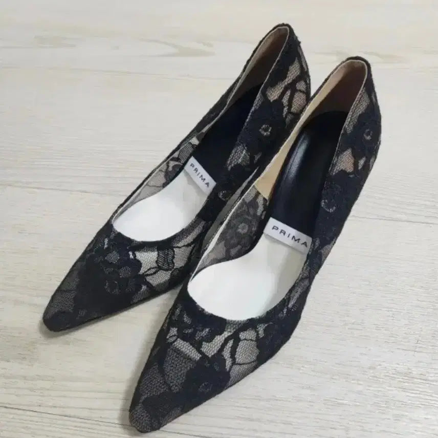 [BUNJANG] Lace Mesh Stiletto Pumps 7cm Heel - Size 240 / [미착용&amp;새제품/반택무배] 레이스소재 망사 스텔레토 7cm 펌프스 240