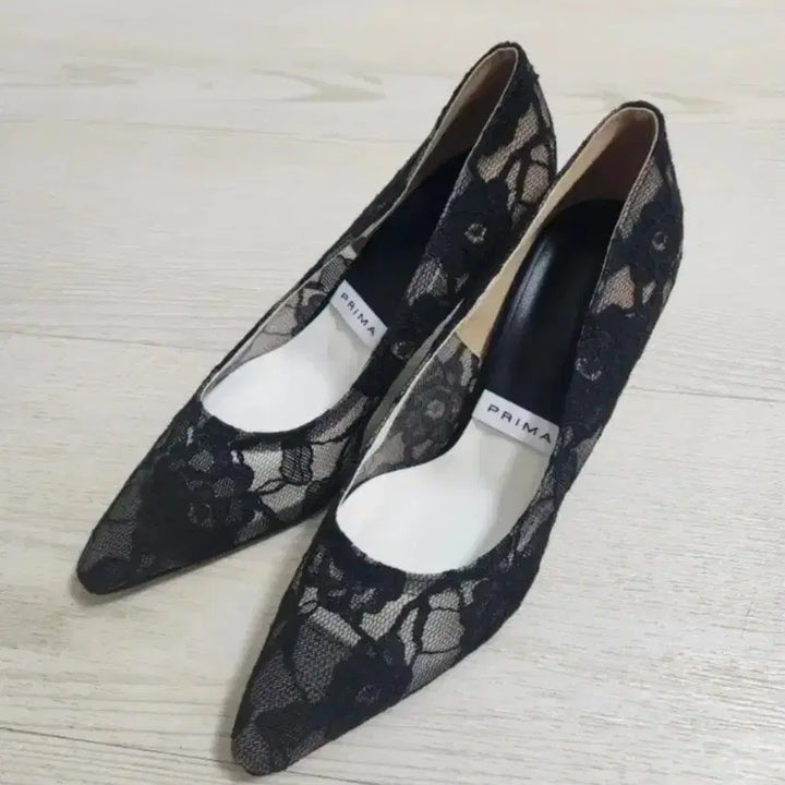 [BUNJANG] Lace Mesh Stiletto Pumps 7cm Heel - Size 240 / [미착용&amp;새제품/반택무배] 레이스소재 망사 스텔레토 7cm 펌프스 240