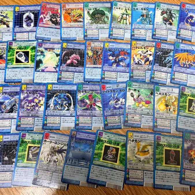 [BUNJANG] Digimon Old Digimon Cards Japanese Set (Includes Susanoomon Gold Etching) / [디지몬] 구디지몬카드 일판 일괄 (스사노오몬 골드에칭포함)