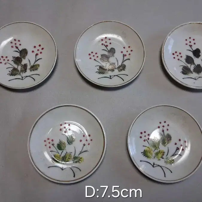 [BUNJANG] Japanese Vintage Miniature Teacup Set (9 pieces) / 일본산 빈티지 미니어쳐 차잔셋트(9조)