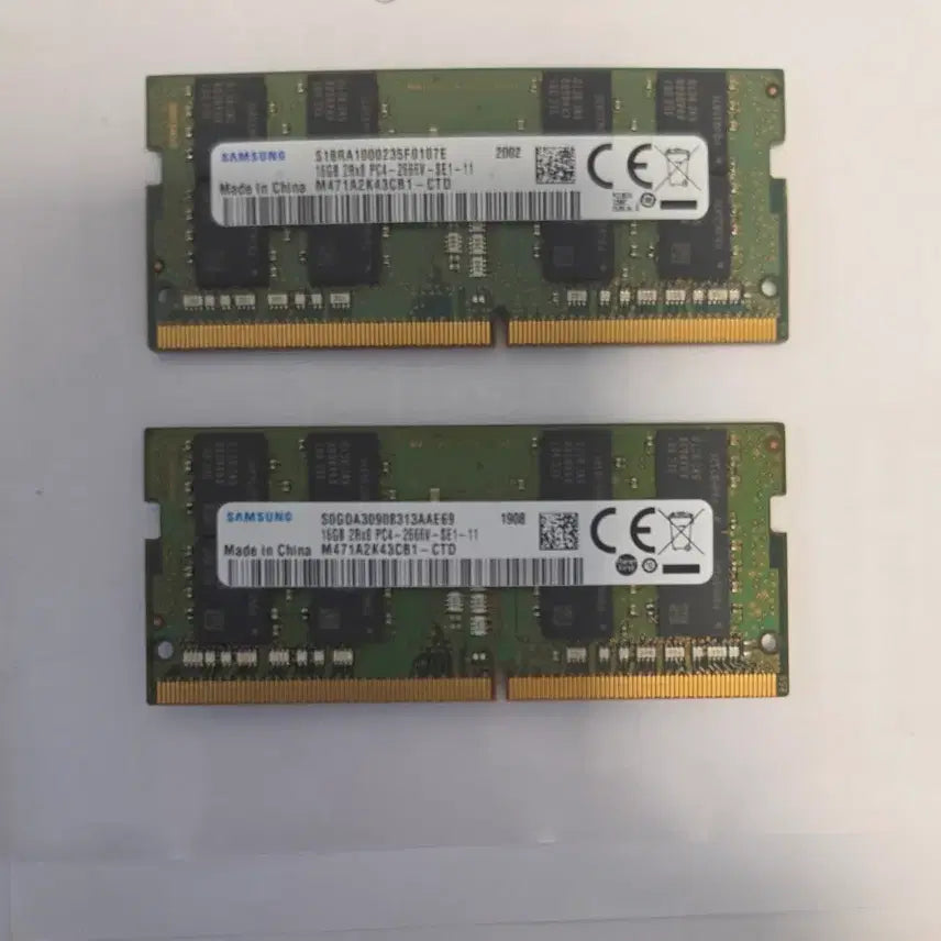 [SOLD OUT] 삼성전자 DDR4 16GB PC4-2666V-SE1-11 1개