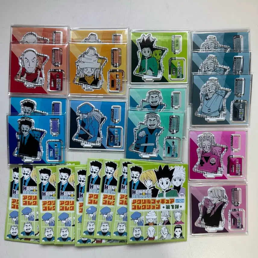 [BUNJANG] Hunter x Hunter Acrylic Figure Collection (Gon, Leorio, Kaito, Hisoka, Pokkle) / 헌터헌터 1탄 아크릴 피규어 컬렉션 (곤 레오리오 카이토 히소카 포클)