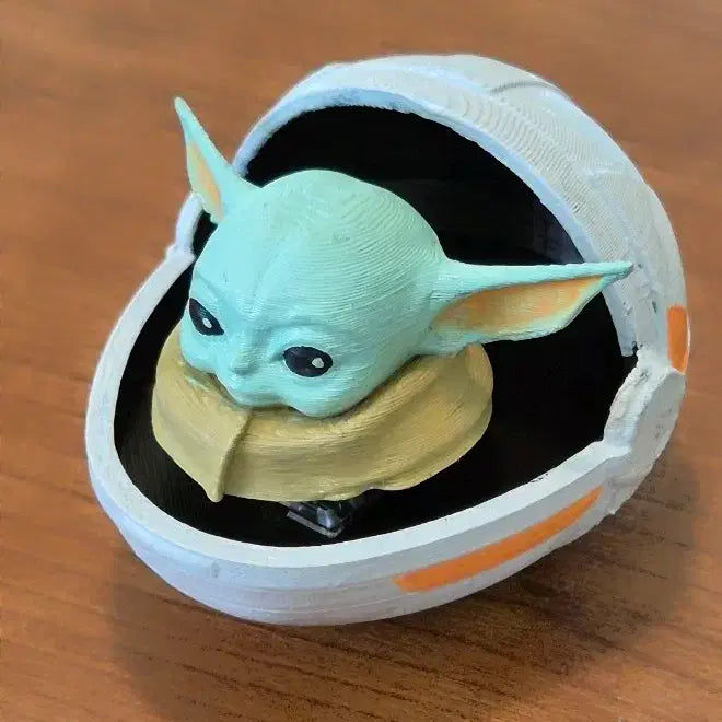 [BUNJANG] Grogu Baby Yoda Clicker Figurine / 그로구 베이비요다 클리커