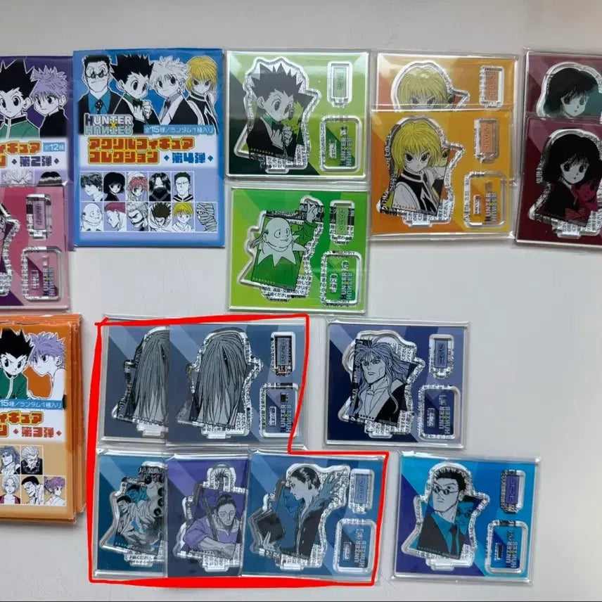 [BUNJANG] Hunter x Hunter Acrylic Stand Figures / 헌터헌터 아크릴 스탠드 피규어 양도/교환 (곤 크라피카 레오리오 환영여단
