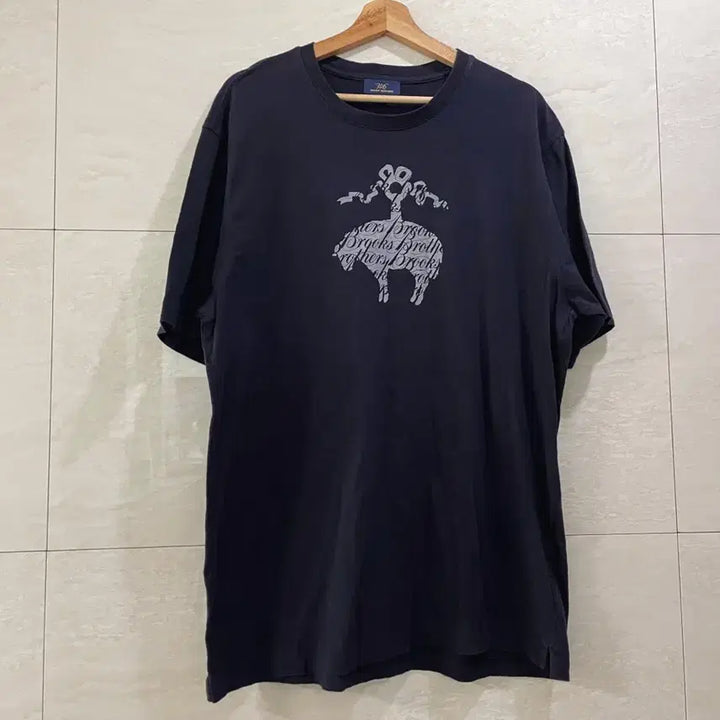 [BUNJANG] Brooks Brothers Logo T-Shirt / 브룩스 브라더스 / 로고 반팔티, 남성 반팔티 / XL