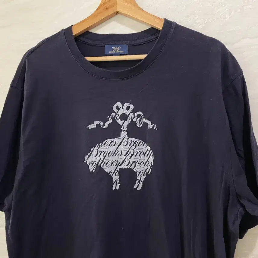 [BUNJANG] Brooks Brothers Logo T-Shirt / 브룩스 브라더스 / 로고 반팔티, 남성 반팔티 / XL