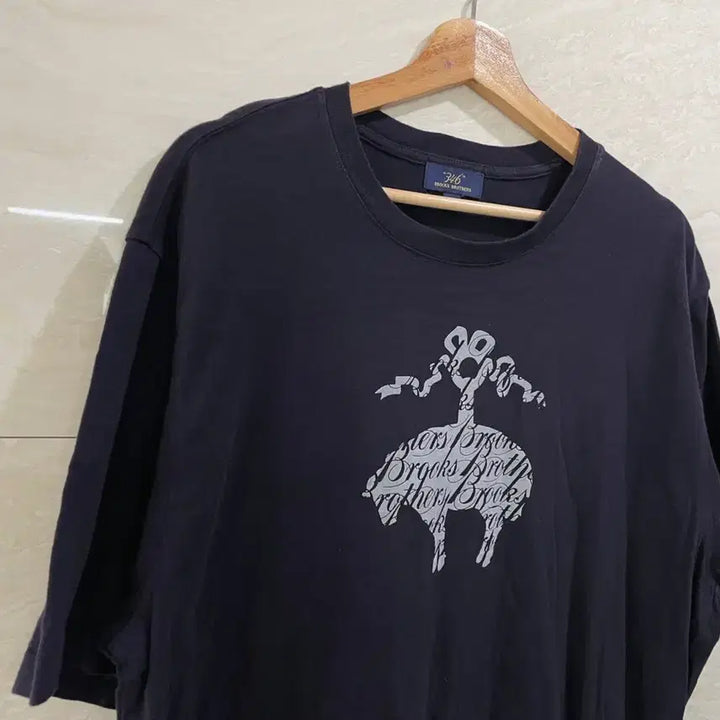 [BUNJANG] Brooks Brothers Logo T-Shirt / 브룩스 브라더스 / 로고 반팔티, 남성 반팔티 / XL