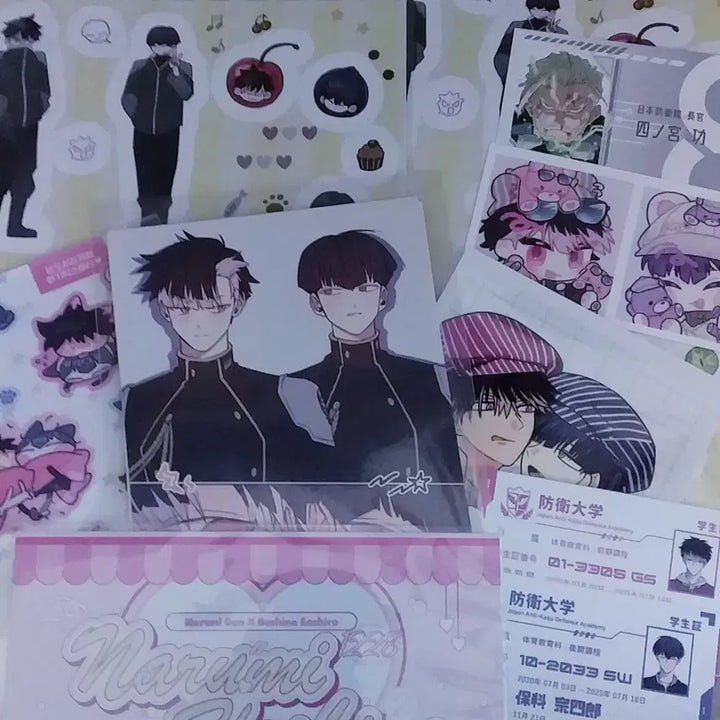 [BUNJANG] Kaiju No. 8 Naruhoshi Lucky Draw Special Set Postcard Bundle / 괴수8호 나루호시 럭드 특전 엽서 지류 일괄