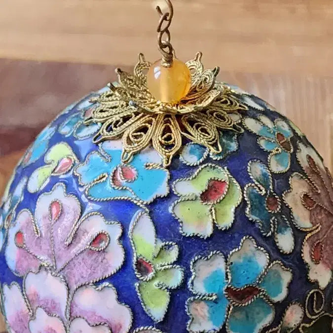 [BUNJANG] Chinese Cloisonné Dragon Head Ornament Antique / 근대사 중국 용머리 칠보 공예 장식품