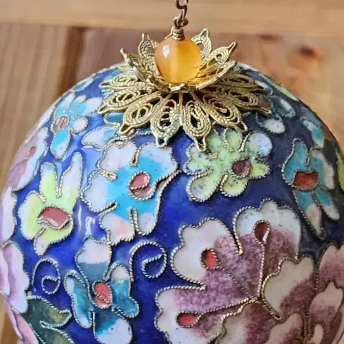 [BUNJANG] Chinese Cloisonné Dragon Head Ornament Antique / 근대사 중국 용머리 칠보 공예 장식품