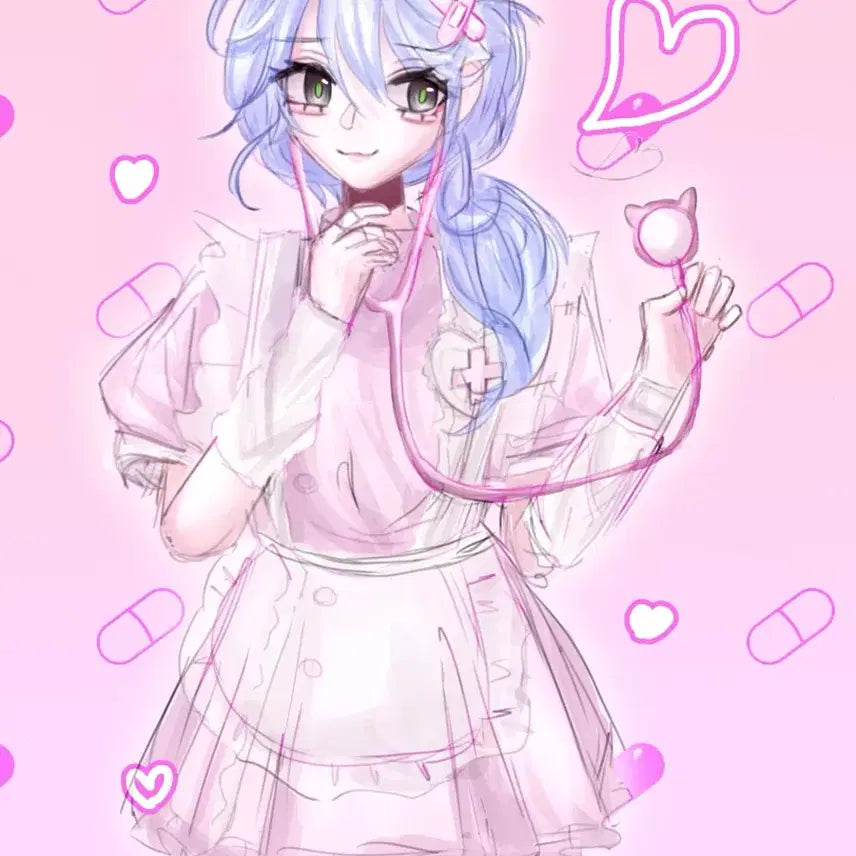 [BUNJANG] Manga Style Character Art Commission - Various Qualities Available / [그림 커미션] 낙서 저퀄 중퀄 미소녀 지뢰계 멘헤라 페어