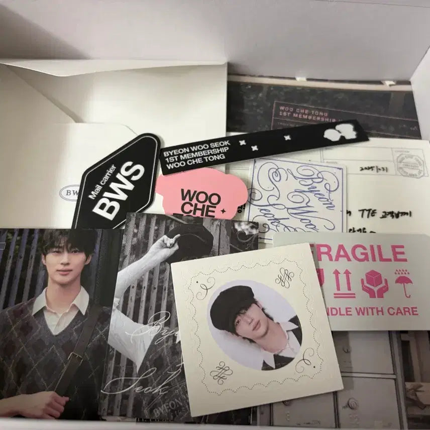 [BUNJANG] Byeon Woo Seok 1st Membership Kit Items Bundle Set (Mint Condition) / 변우석 1기 멤버십 키트 구성품 일부 (일괄판매) (상태 최상)