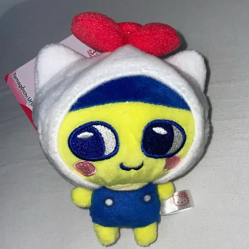[BUNJANG] Tamagotchi Mamechi Hello Kitty Collaboration Doll Keychain / 다마고치 마메치 헬로키티 콜라보 인형 키링