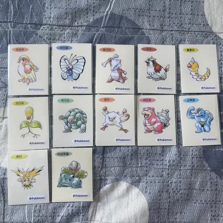 [BUNJANG] Pokemon Artwork Sticker Collection / 포켓몬스터 30주년 아트워크 띠부씰