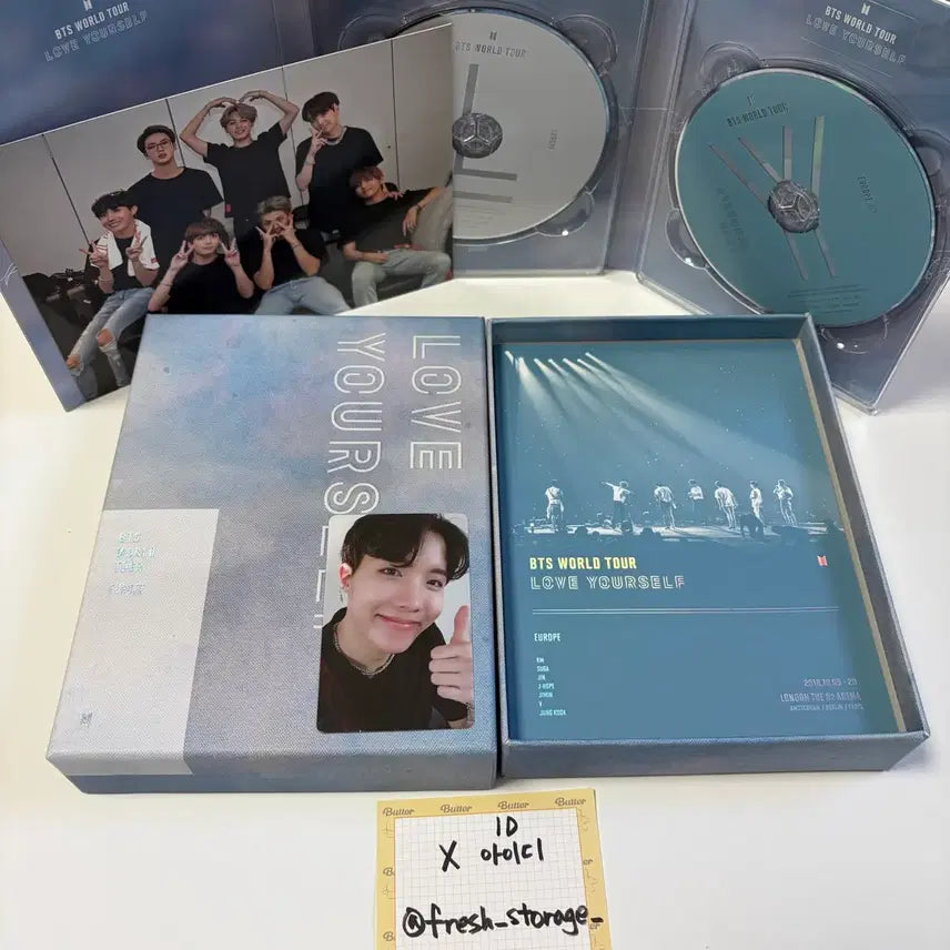 [SOLD OUT] 방탄소년단 럽셀콘 유럽 디비디 BTS DVD 호석 포카 제이홉 Jhope