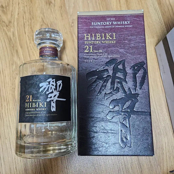 [BUNJANG] Hibiki 21 Year Old Empty Bottle Set / 히비키21 공병 세트