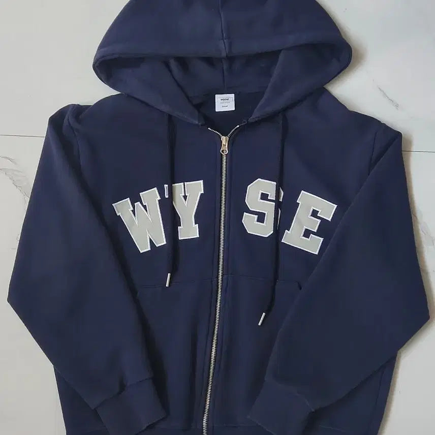[SOLD OUT] WYSE 와이즈 네이비 후드집업