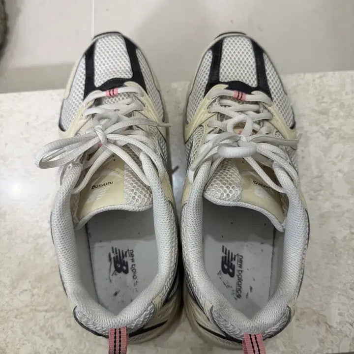 [BUNJANG] New Balance 530 Sneakers White Pink / 뉴발란스 530 스니커즈 화이트 핑크