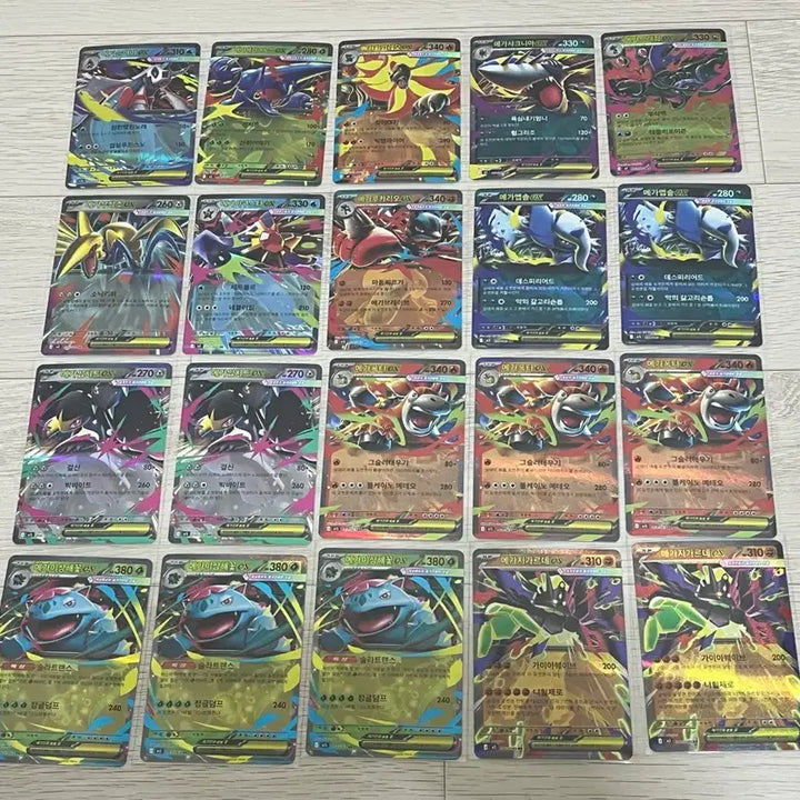 [BUNJANG] Pokemon Trading Cards Bundle - 23 SR, 49 RR / 포켓몬 카드 RR,SR 일괄 총 72장