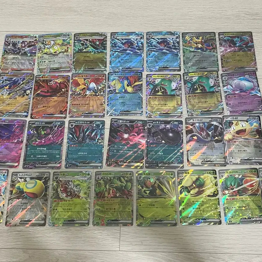[BUNJANG] Pokemon Trading Cards Bundle - 23 SR, 49 RR / 포켓몬 카드 RR,SR 일괄 총 72장