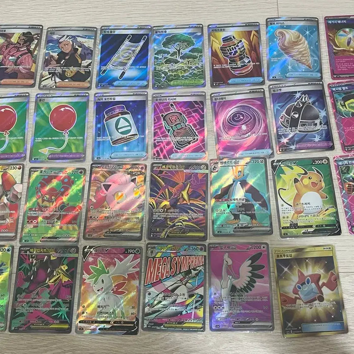 [BUNJANG] Pokemon Trading Cards Bundle - 23 SR, 49 RR / 포켓몬 카드 RR,SR 일괄 총 72장
