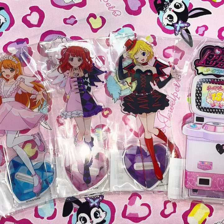 [BUNJANG] Prize Stone Marukuji Acrylic Aira Rhythm Mion Game Machine Bundle Set / 프리즘스톤 마루쿠지 아크릴 아이라 리듬 미온 게임기 일괄