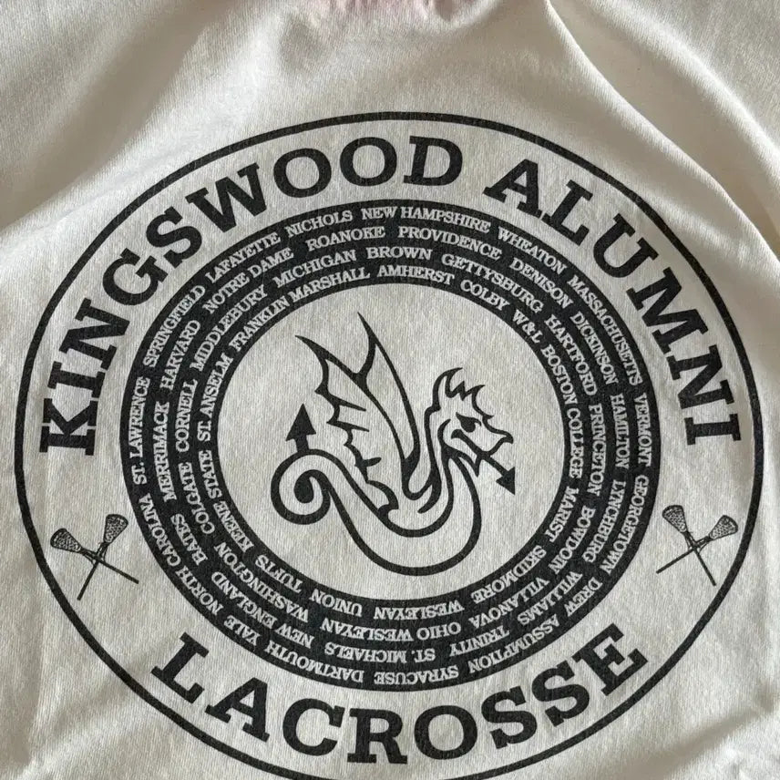 [BUNJANG] 2000s Vintage Anvil Kingswood Alumni Ringer T-Shirt / 00s 빈티지 anvil 링거 티셔츠