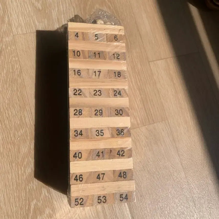 [BUNJANG] Wooden Jenga Set / 우드 보드게임 젠가 세트 1개